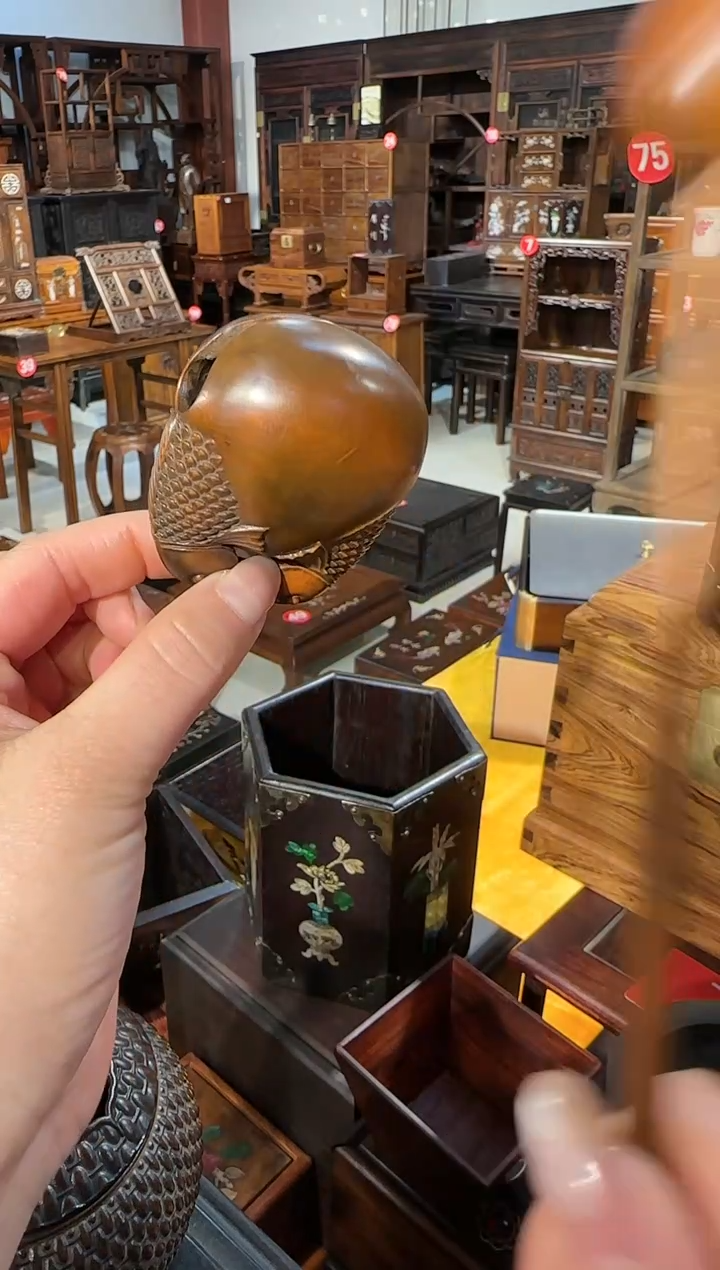 【闪购商品】木木艺黄杨木木鱼188.8888