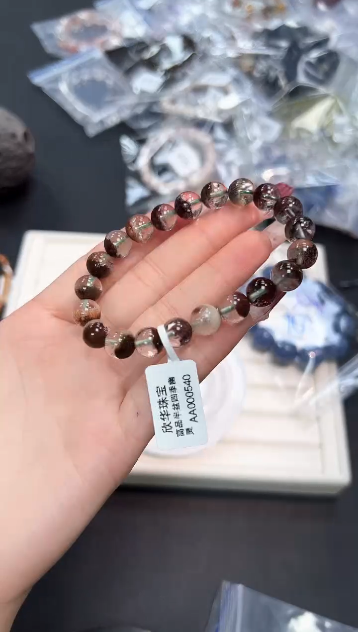 【闪购商品】水晶手串未镶嵌98b多样性发其一/1条默认微瑕