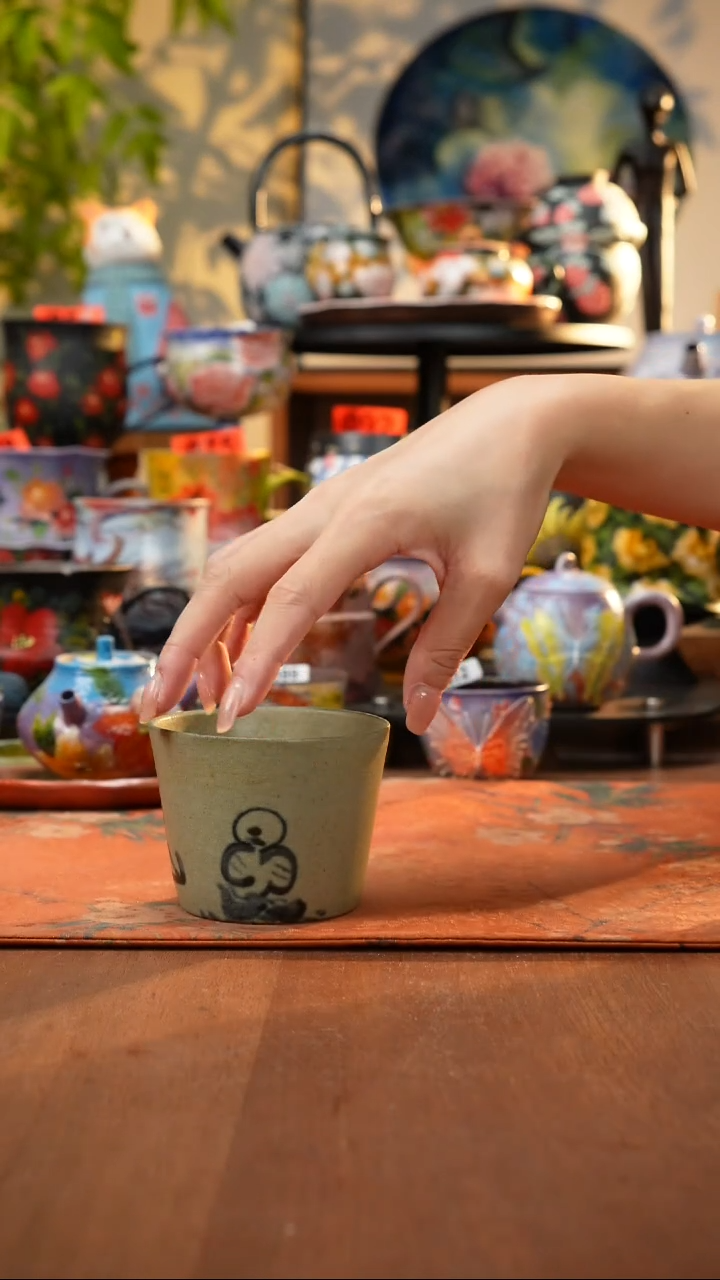 瓷片景德镇手工手绘617