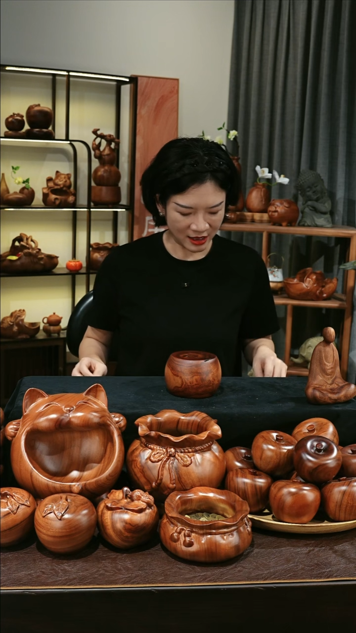 木12公分香樟木手工底座2617