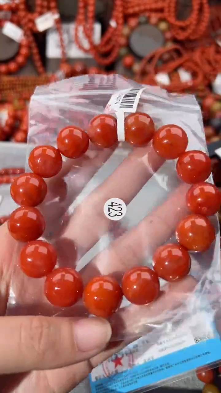 【闪购商品】南红玛瑙手串未镶嵌15