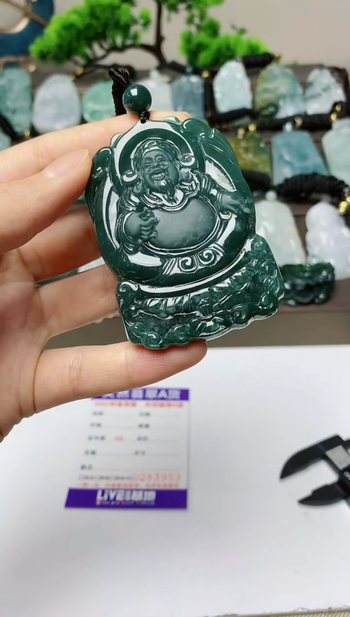 翡翠未镶嵌颈饰         