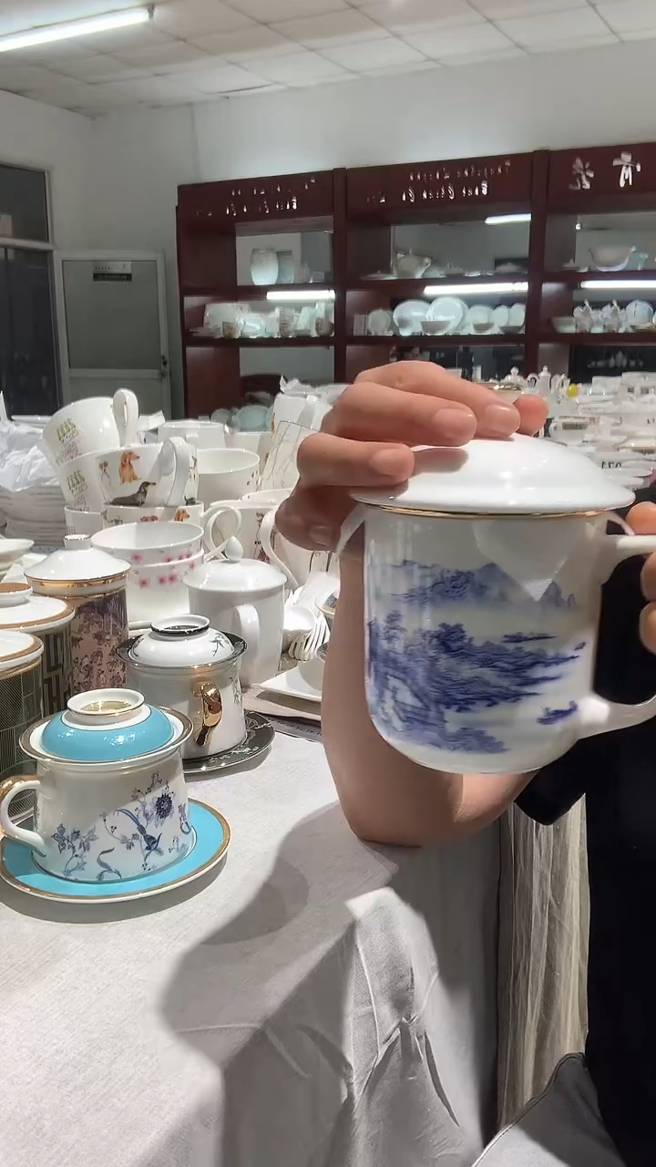 茶漏杯隆达骨质瓷