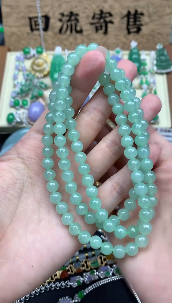 【闪购商品】翡翠手串未镶嵌455-中国好珍宝