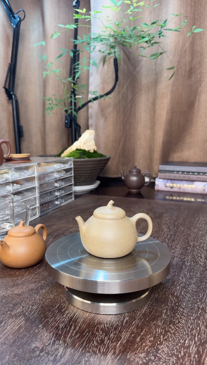 茄瓜壶-半手工制作（宝山降坡泥-30目）容量：190CC“气窑烧”
