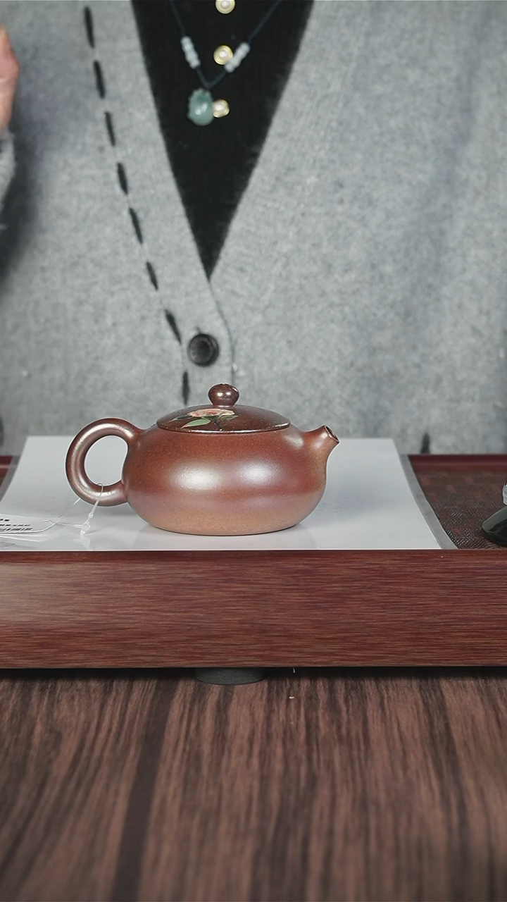 【闪购商品】紫砂茶壶古龙窑 翡翠玉段砂