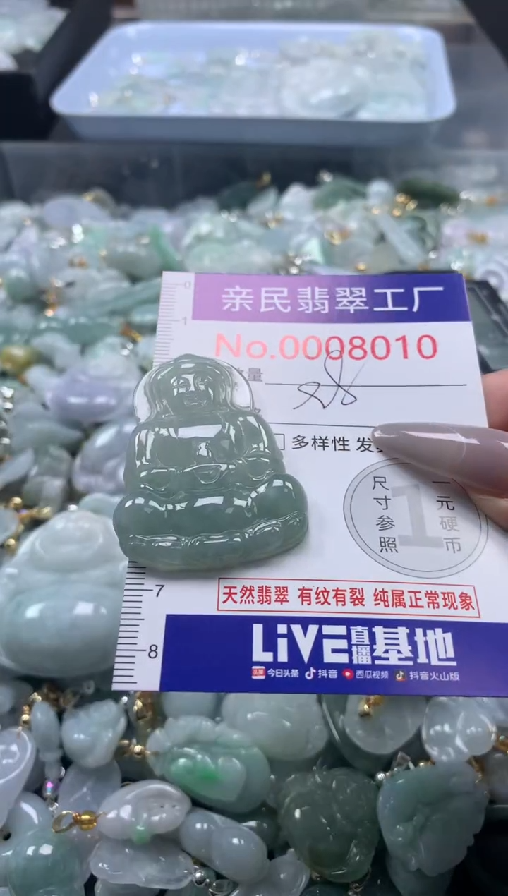 颈饰未镶嵌翡翠8010
