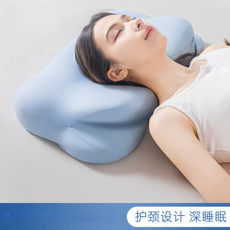 玲姐定制-云朵枕头护颈椎助睡眠侧睡枕记忆棉护颈慢回弹枕551719