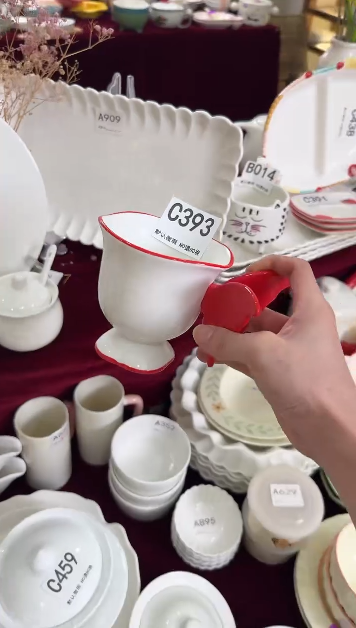 摆件陶C393 陶瓷餐具库存微瑕