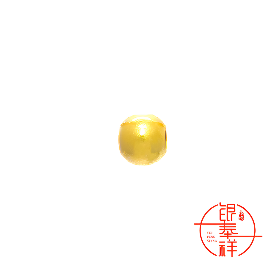 吊坠足银 足银990 光面珠吊坠气质时尚素款精美编织转运珠