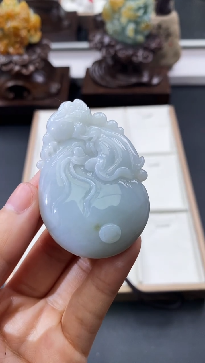 颈饰未镶嵌翡翠天然缅甸A货翡翠