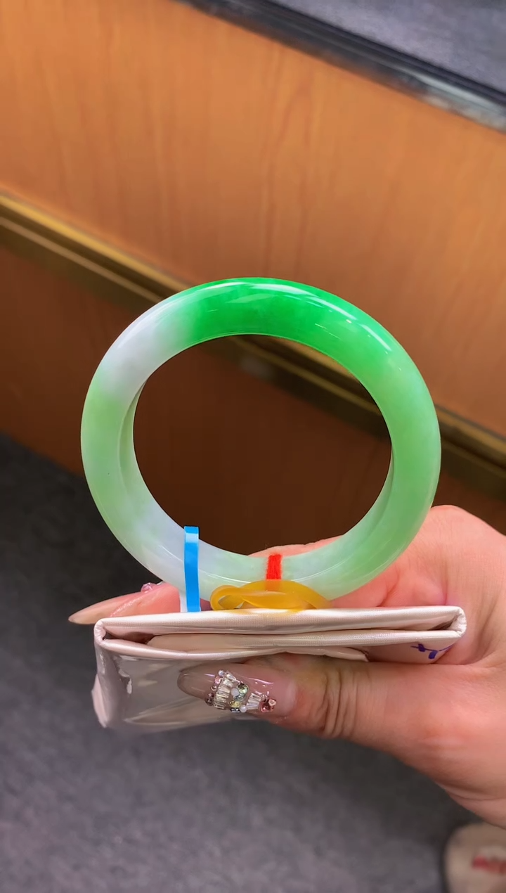 未镶嵌手镯翡翠-F224-正圈56.8-全款8万-定金2万