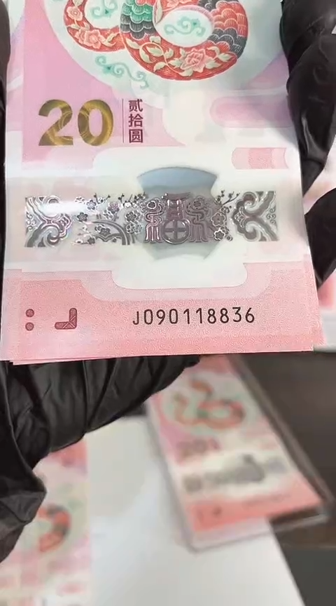 【闪购商品】塑料蛇钞包68分单张号码090118836