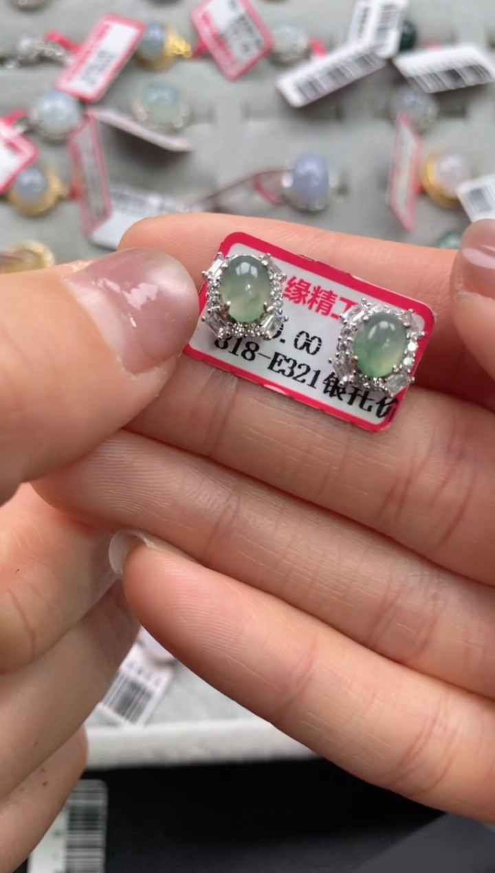 【闪购商品】翡翠戒指银S925镶嵌11111--4