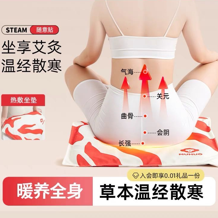 艾灸坐垫 可调节热敷 加热
