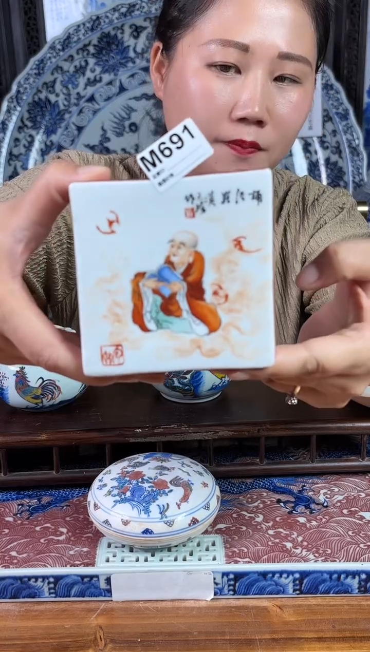 摆件景德镇陶瓷仿古摆件M691