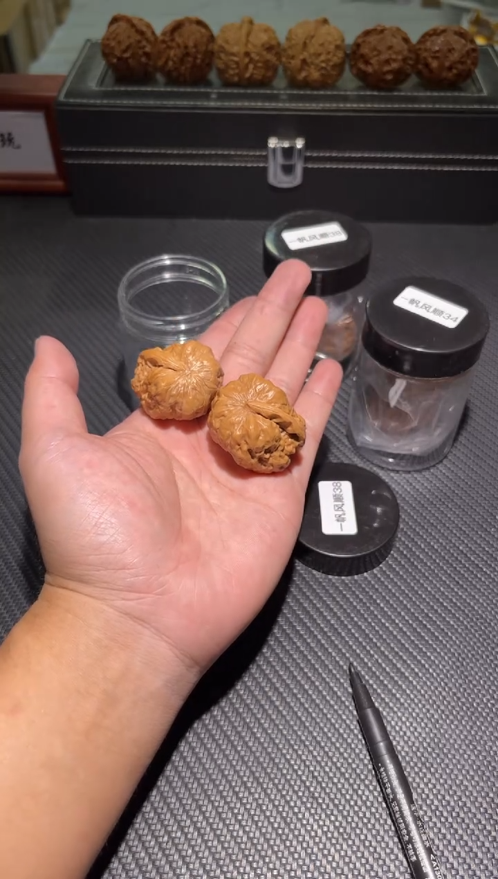 把件文玩核桃182蛤蟆头一帆风顺