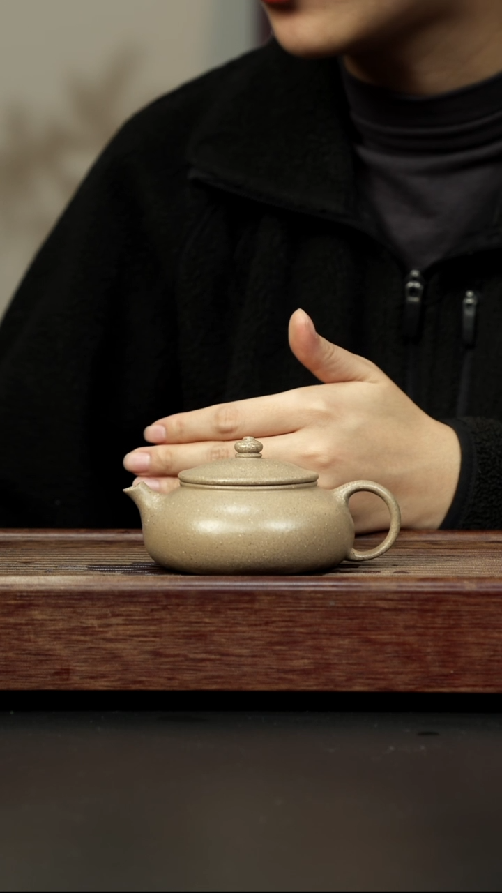 茶壶紫砂芝麻段 寒江