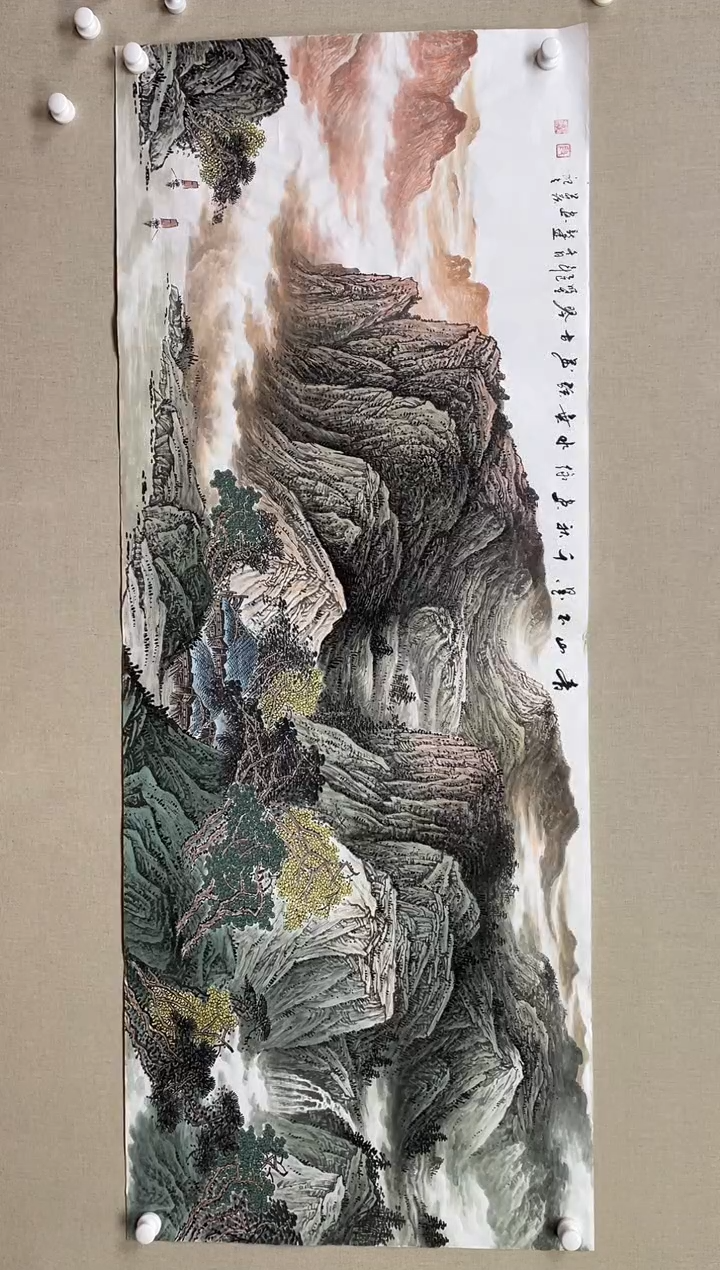国画180*68 殷新建殷新建殷新建殷新建殷新建
