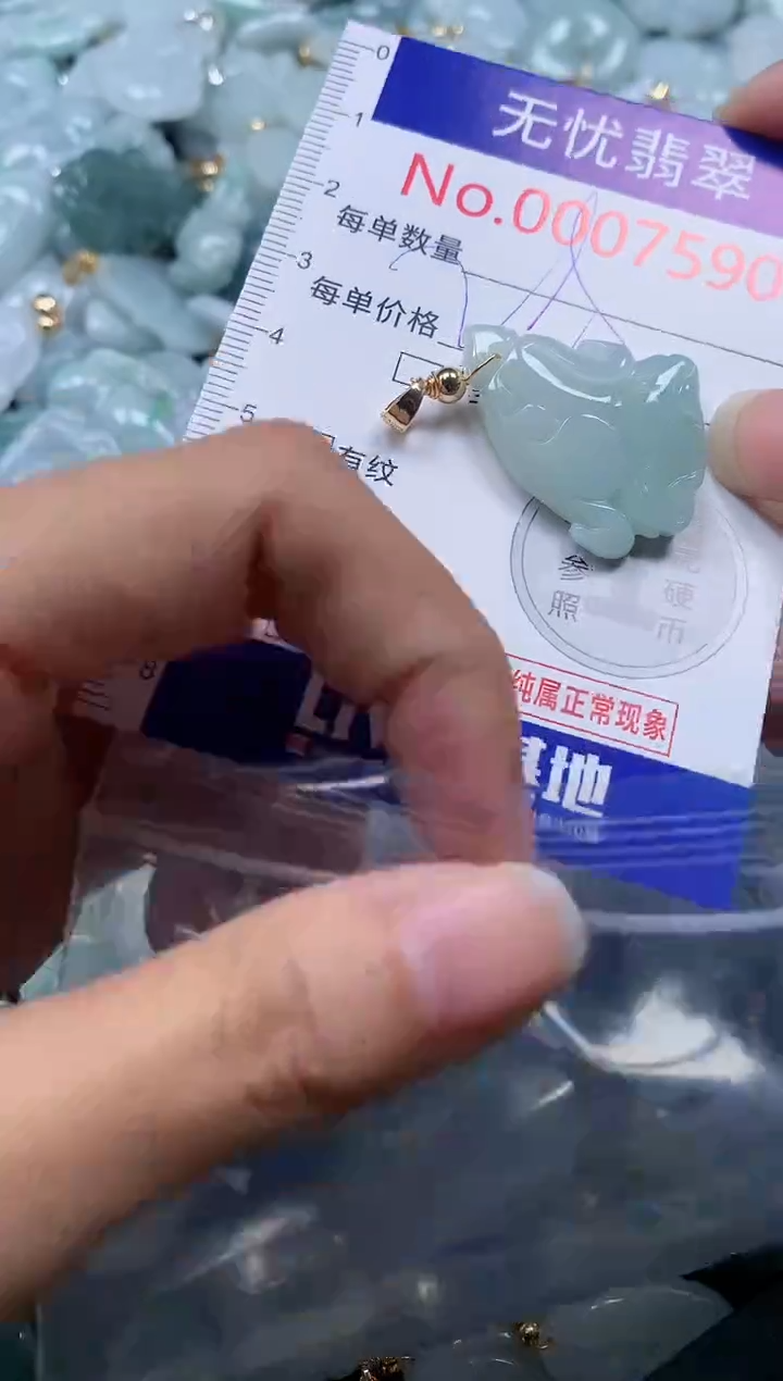 颈饰未镶嵌翡翠7590