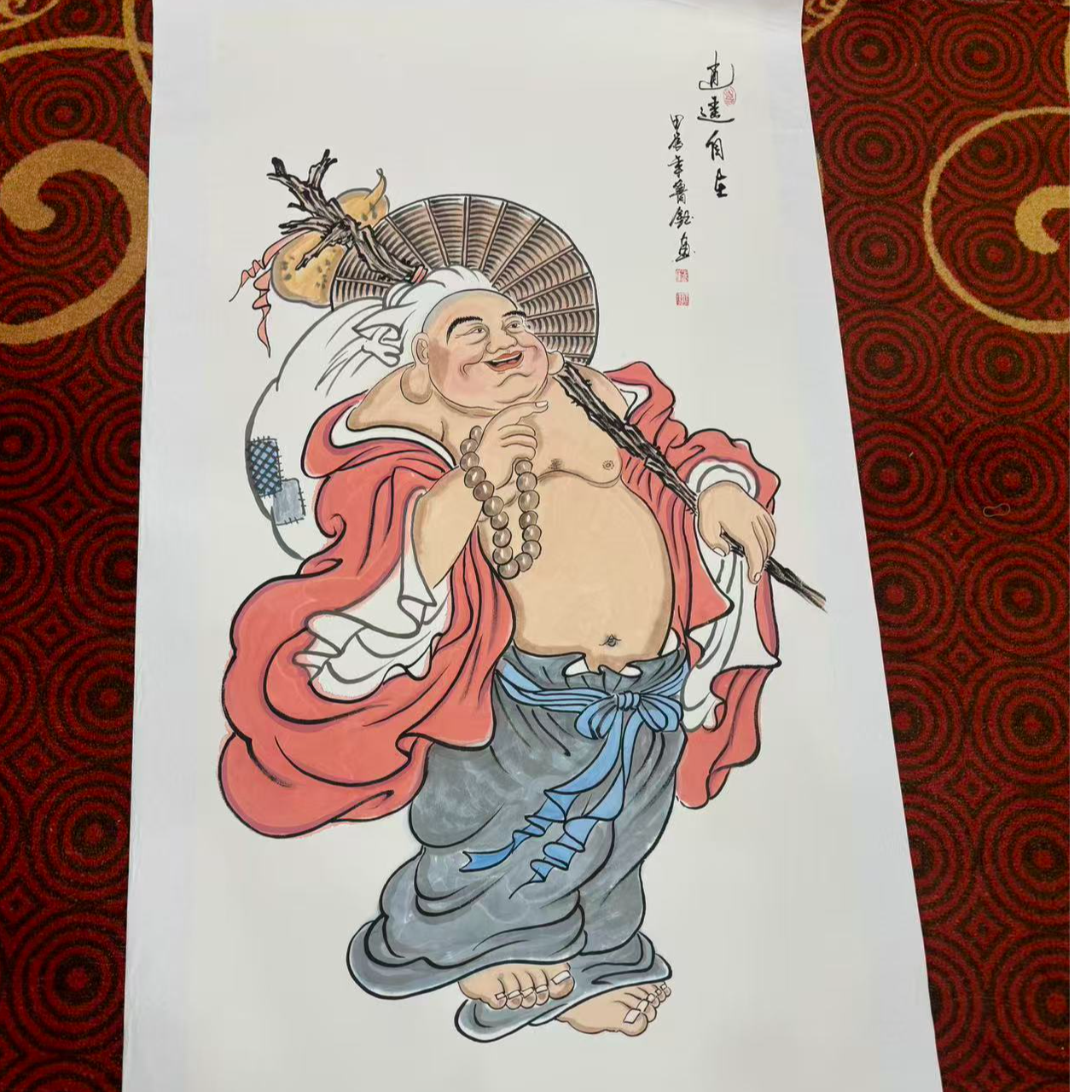 橱窗展示/文峰艺术展厅/王奉超（笔名：鲁钰）宣纸国画/带证书带授权