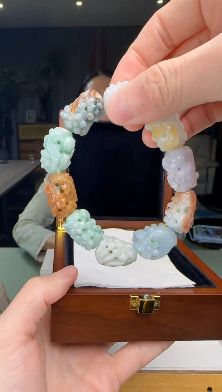 【闪购商品】翡翠手串未镶嵌DY@@WS1WX26844