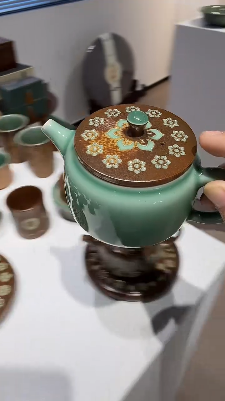 青瓷手工茶器包邮