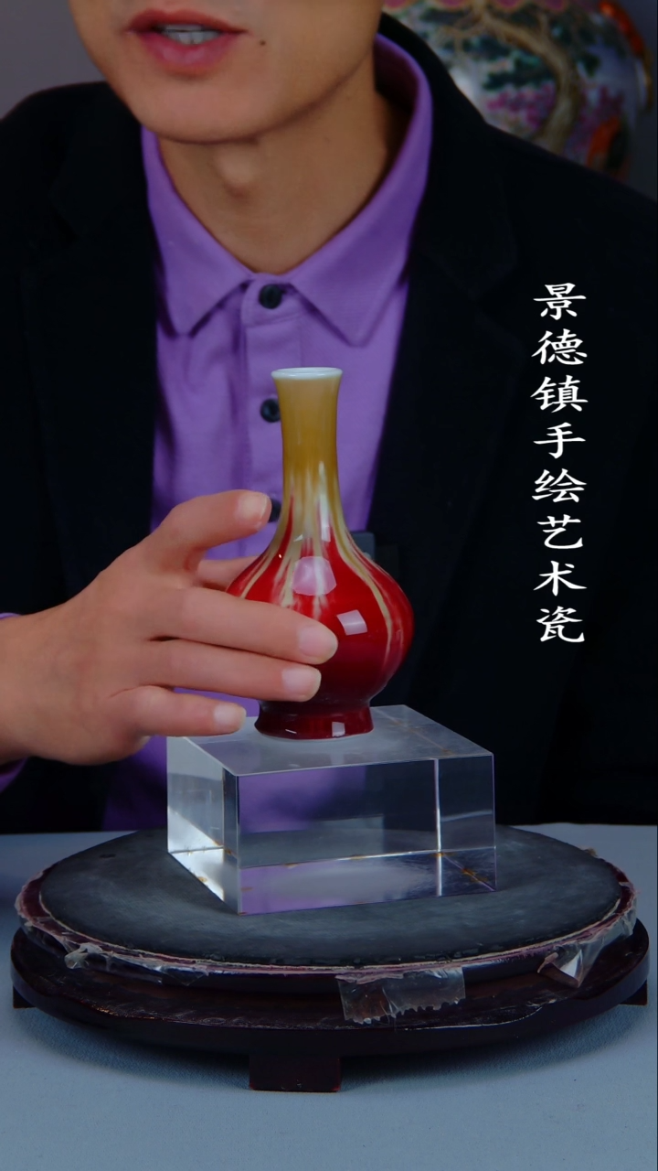 摆件陶瓷景德镇手工手绘陶瓷摆件21