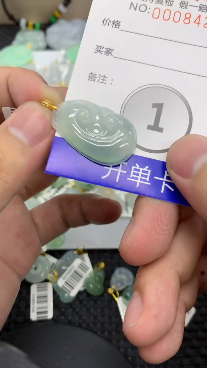 【闪购商品】翡翠颈饰18K金镶嵌111111111111