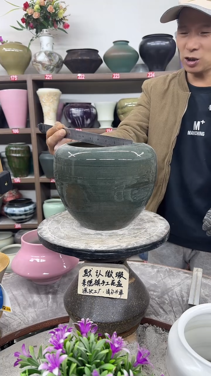 12-5-高19口17瑕-花盆