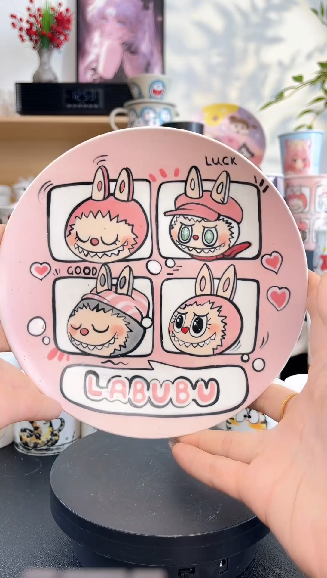 【闪购商品】摆件手工手绘陶瓷小杯杯