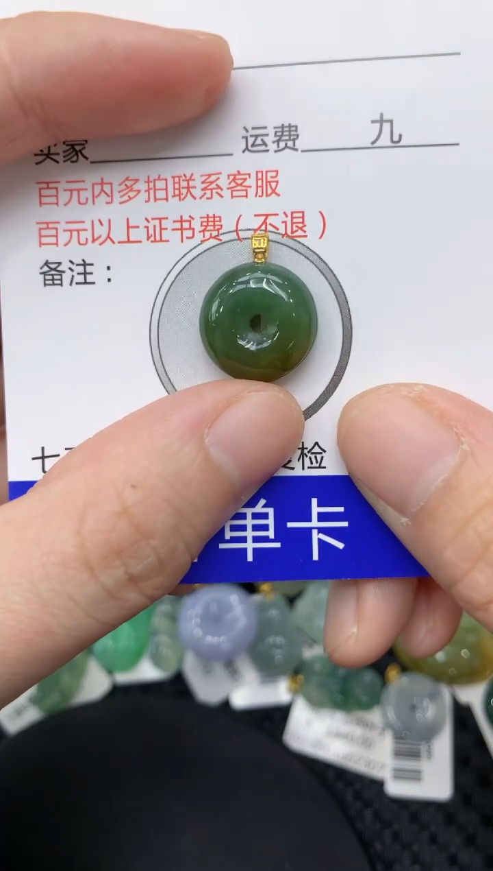 【闪购商品】翡翠颈饰18K金镶嵌111111111111