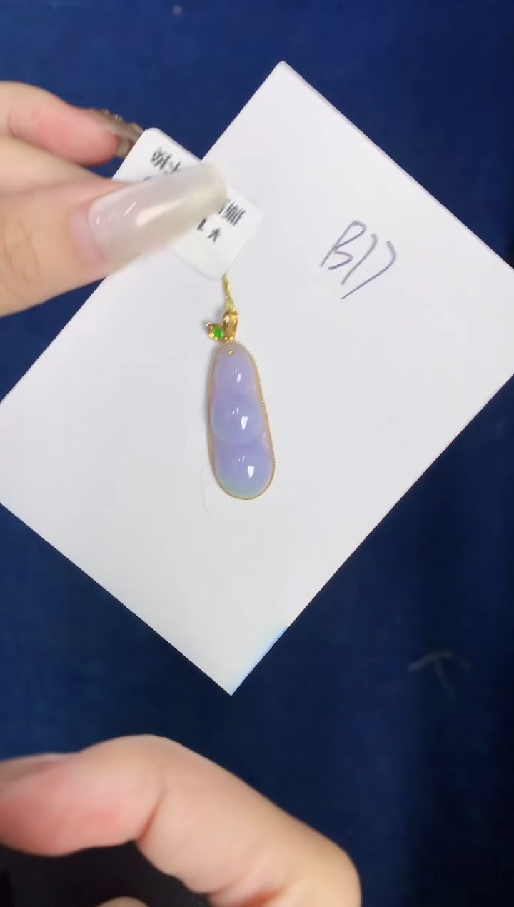 【闪购商品】翡翠颈饰18K金镶嵌0000000000