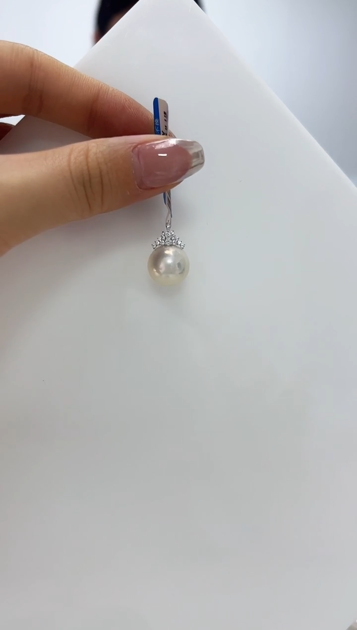 【闪购商品】淡水珍珠DA18K金镶嵌吊坠 A1332