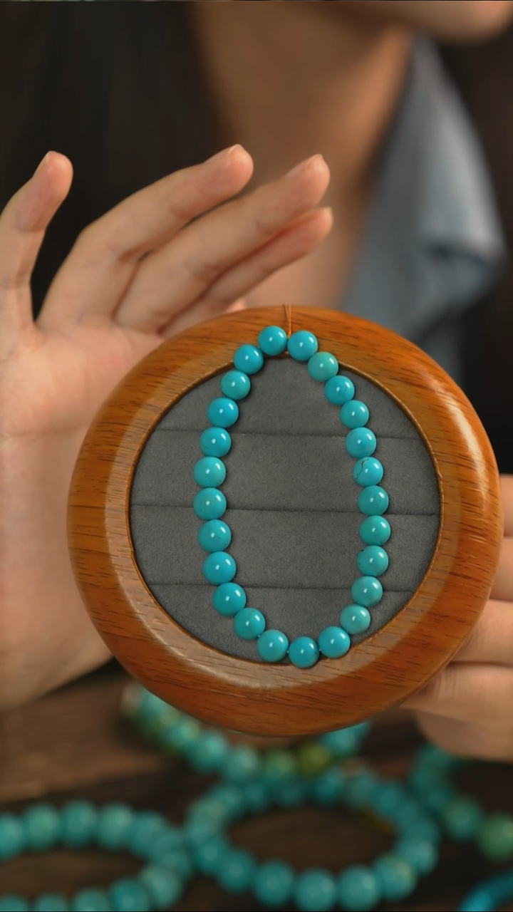 未镶嵌绿松石手串多样性发一