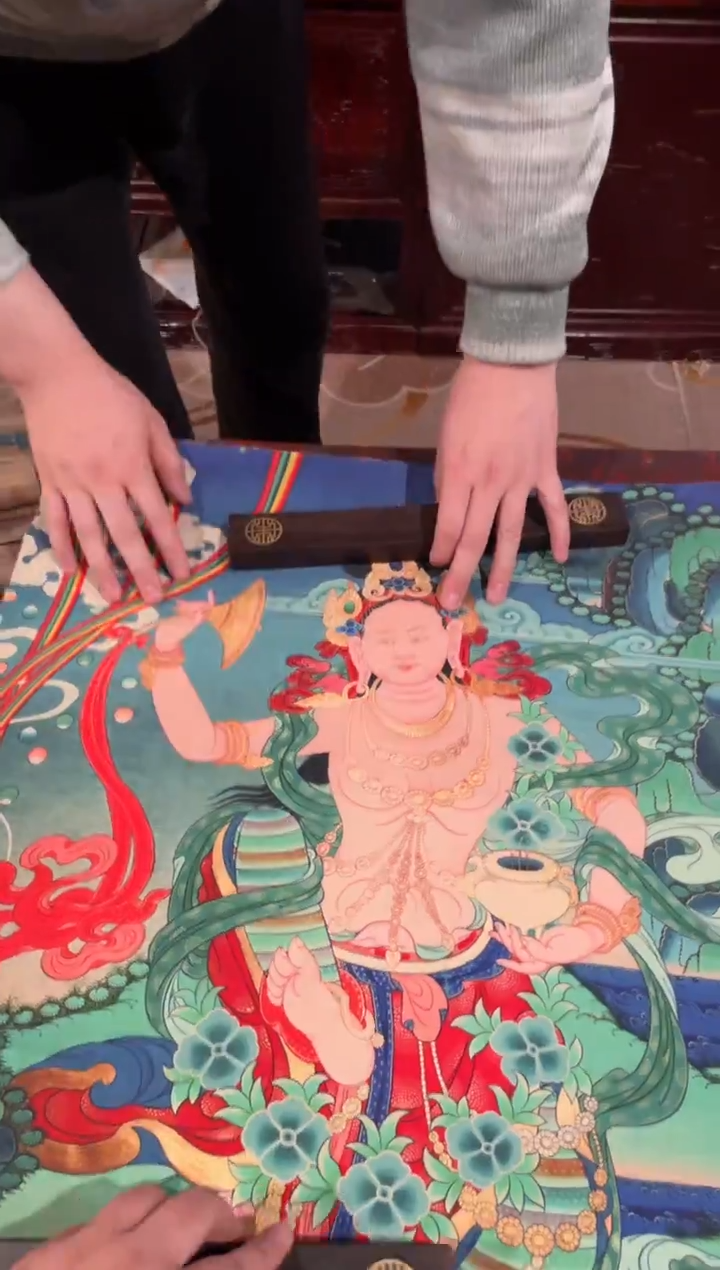卷轴画手绘唐卡094