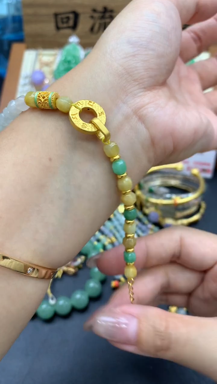 【闪购商品】翡翠手链未镶嵌404-中国好珍宝