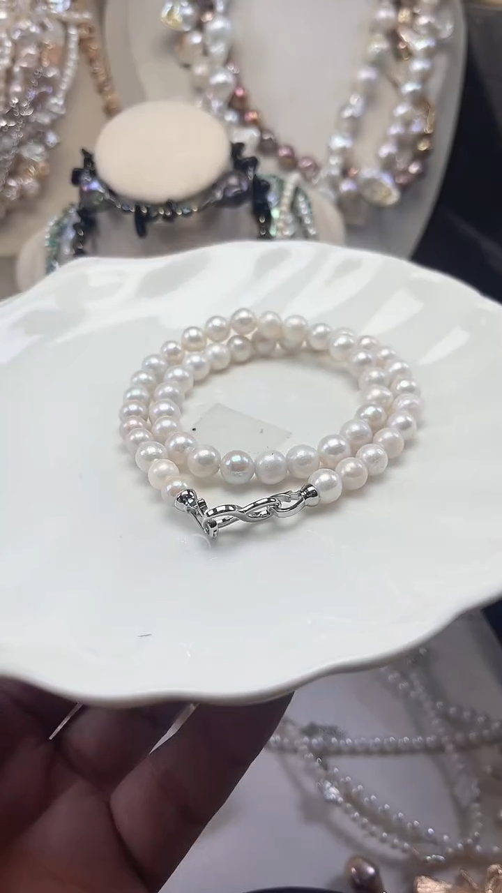 未镶嵌项链淡水珍珠【纯恬珠宝】
