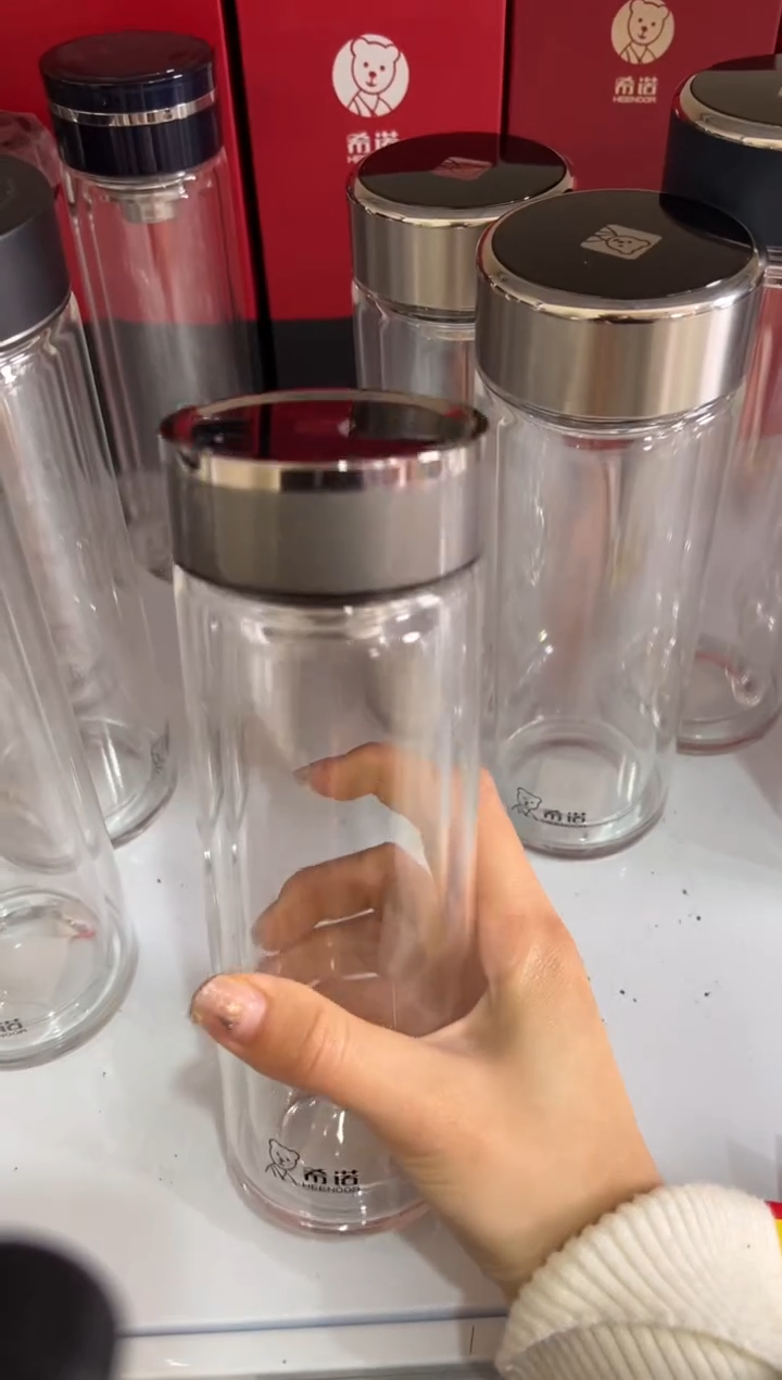 【闪购商品】双层高档330ml高硼硅茶杯