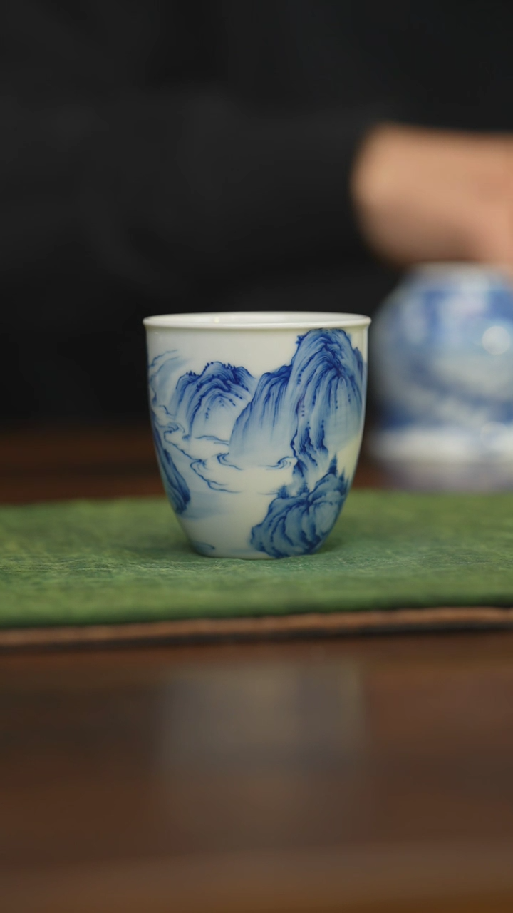 【闪购商品】杯柴窑青花破价福利