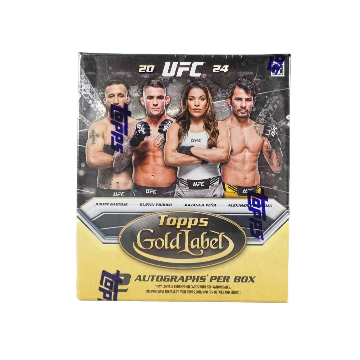 2024 Topps Gold Label UFC Hobby 金牌 格斗 球星卡 单盒