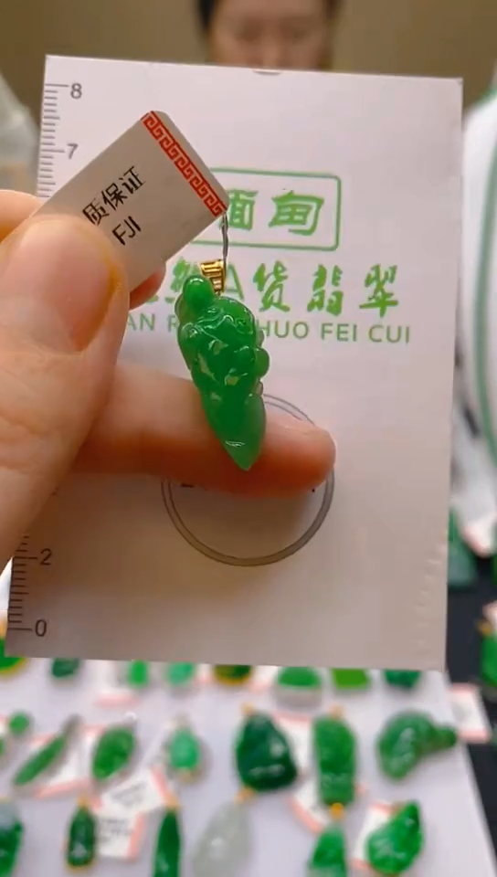 【闪购商品】翡翠颈饰18K金镶嵌新号开播，全场乱卖