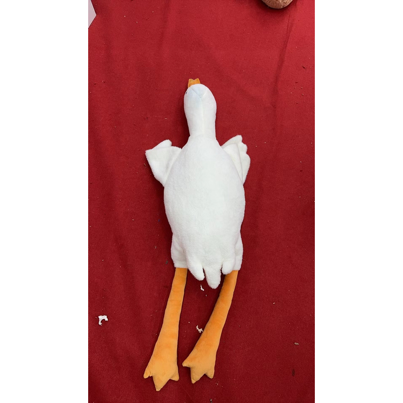 可可爱爱毛绒绒大白鹅抱枕