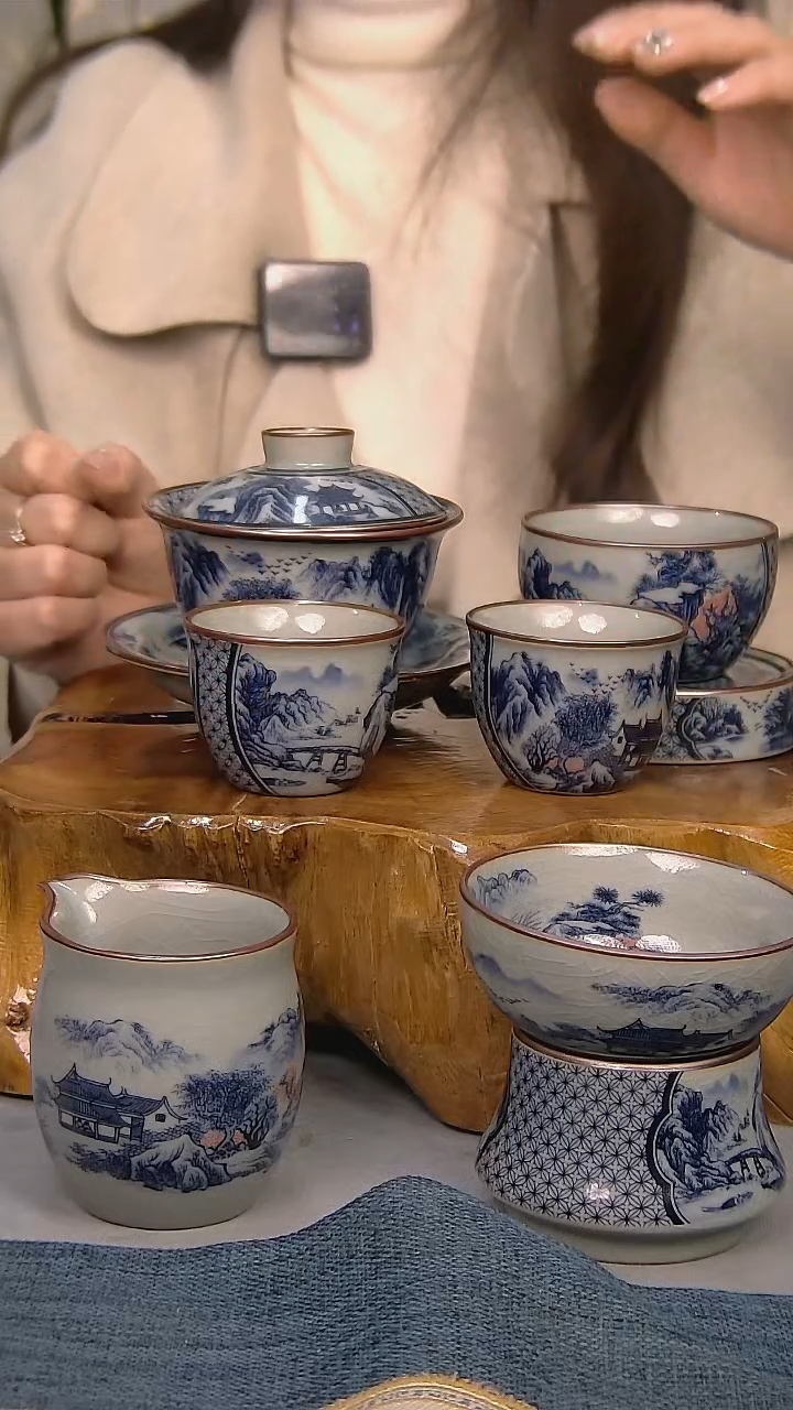 【闪购商品】简装家用款7件套 陶瓷家用茶具系列