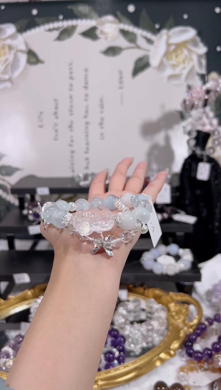 【闪购商品】水晶手链未镶嵌天然水晶默认微瑕 多样性发货发其一