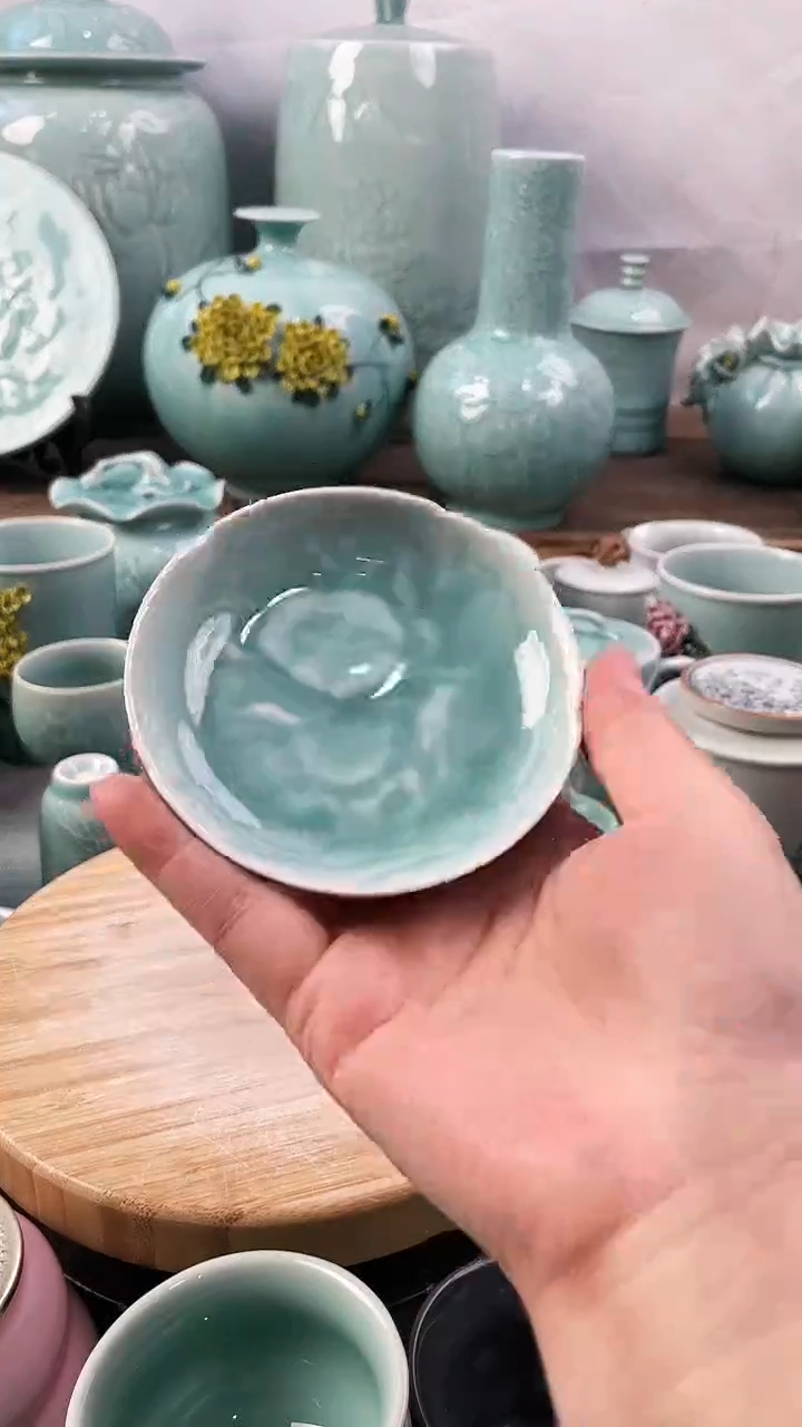 【闪购商品】特价 微瑕 慧仙青瓷