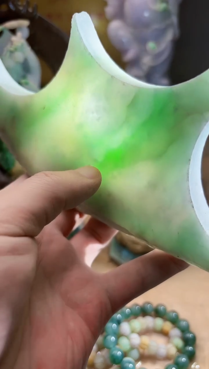 未镶嵌挂件翡翠A货张麦9530