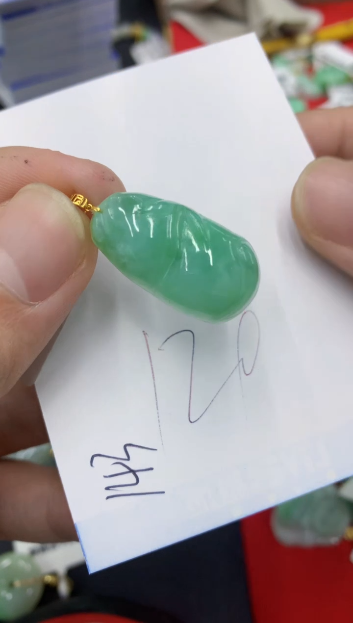 【闪购商品】翡翠颈饰18K金镶嵌号链接1111111111