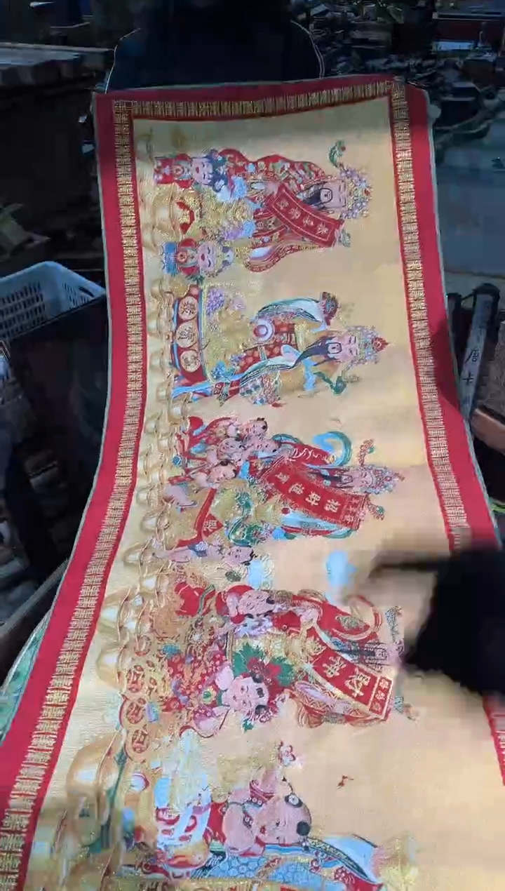 刺绣天天的唐卡tk160