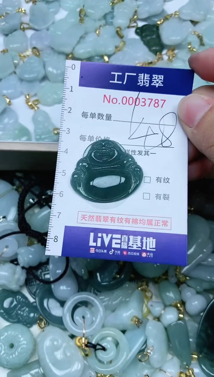 【闪购商品】翡翠吊坠(不含链)未镶嵌翡翠